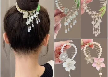 Enhance Your Style with Elegant Rhinestone Tassel Hair Clips for Women