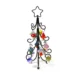 Charming Bronze Iron Ornaments with Colorful Mini Mushroom Accents for Festive Holiday Decor