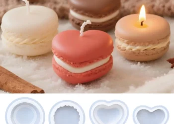 Create Stunning DIY Candles and Treats with the Macaron 3D Silicone Mold