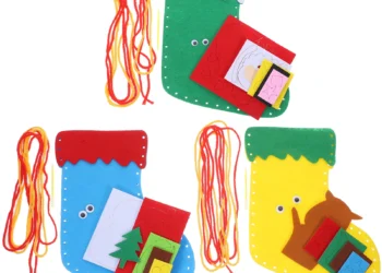 Create Festive Holiday Stockings Together with This Easy DIY Craft Kit for Kids