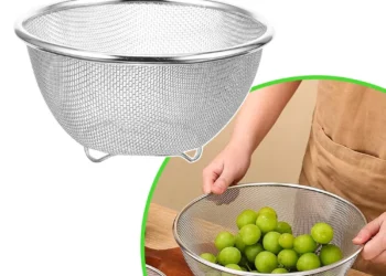 In-Depth Review & Buyer Guide: Stainless Steel Mesh Sieve Draining Basket Household Kitchen for Washing Rice Vegetables Fruits Multi Function Easy Clean – Product Review